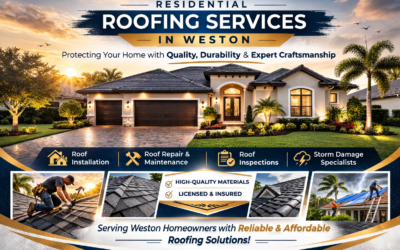 How to Choose the Best Roofing Company in Weston for Long-Lasting Results